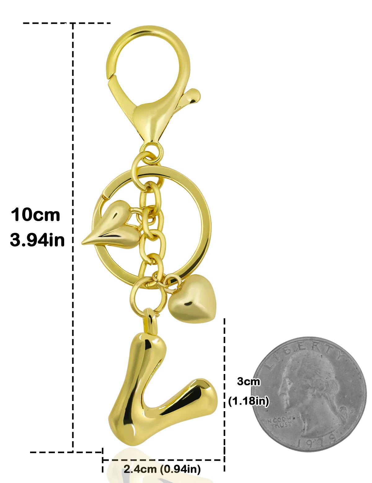 UniCrena Personalised Bubble Letter Keychain