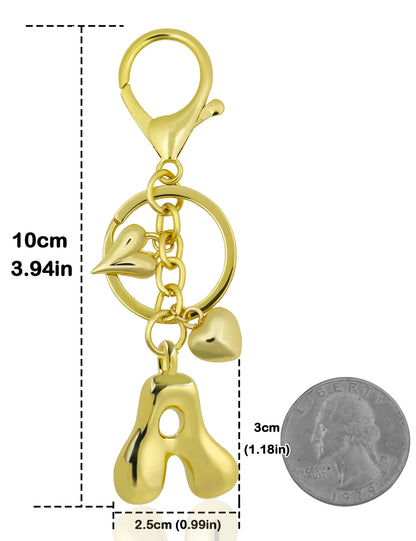 UniCrena Personalised Bubble Letter Keychain