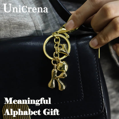 UniCrena Personalised Bubble Letter Keychain
