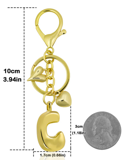 UniCrena Personalised Bubble Letter Keychain