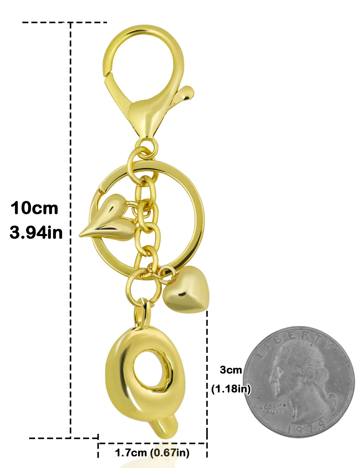 UniCrena Personalised Bubble Letter Keychain