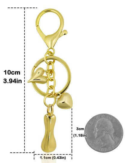 UniCrena Personalised Bubble Letter Keychain