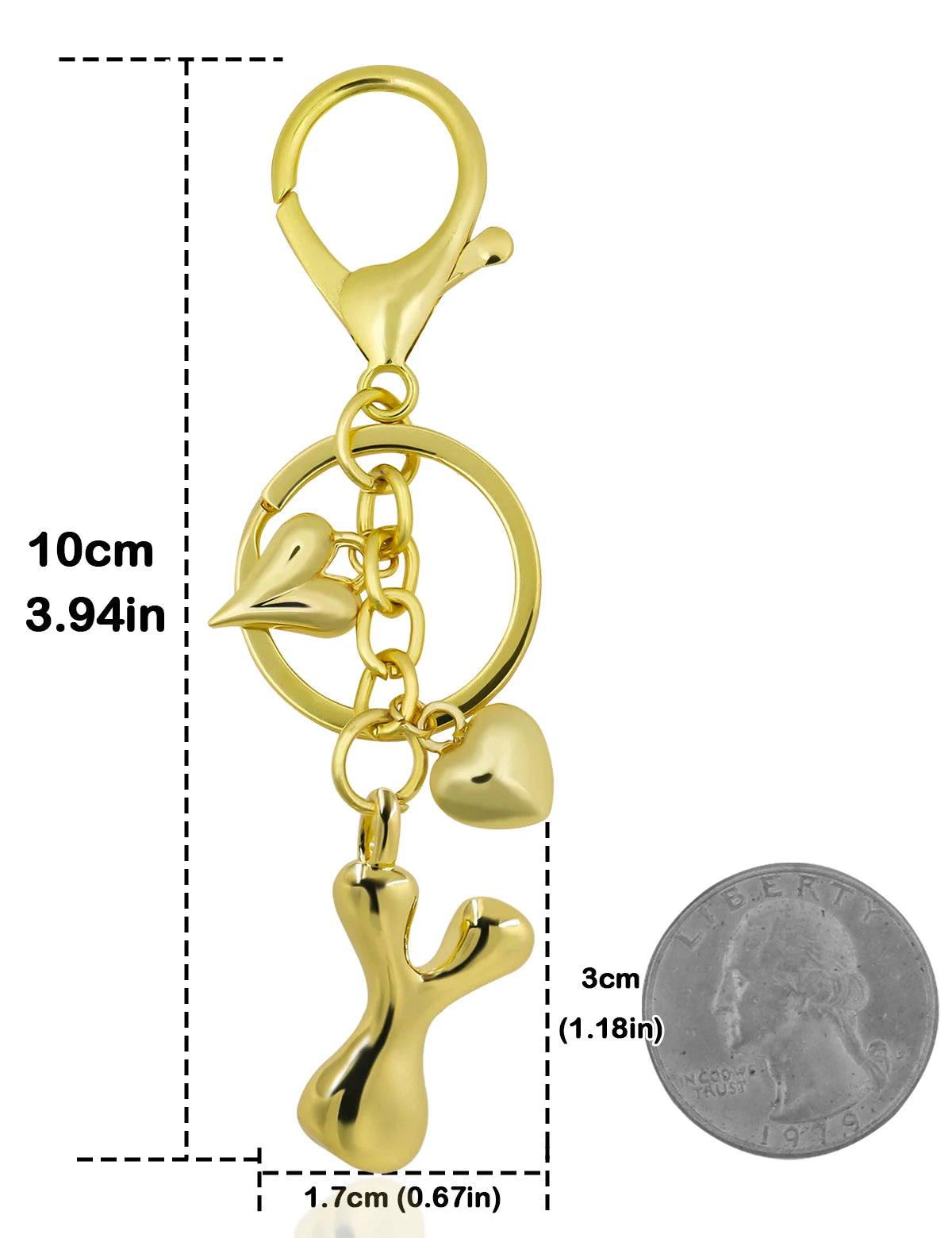 UniCrena Personalised Bubble Letter Keychain