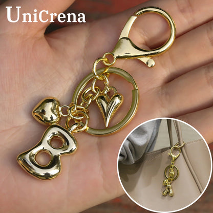 UniCrena Personalised Bubble Letter Keychain