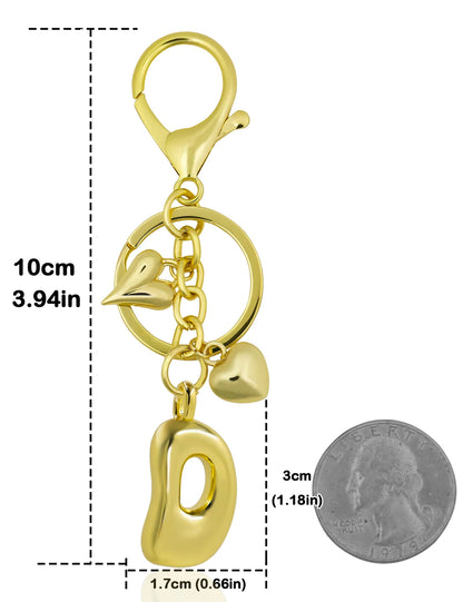 UniCrena Personalised Bubble Letter Keychain